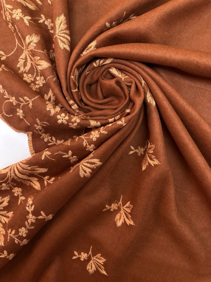 Brown Beige Cotton Flannel