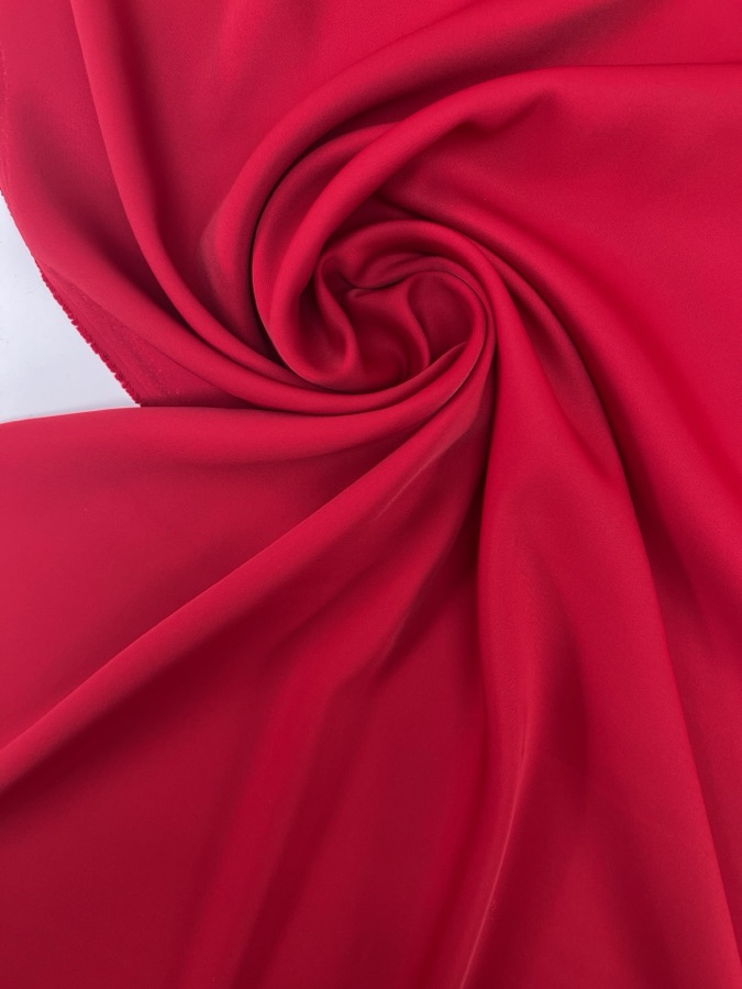 Red Polyester Cadi