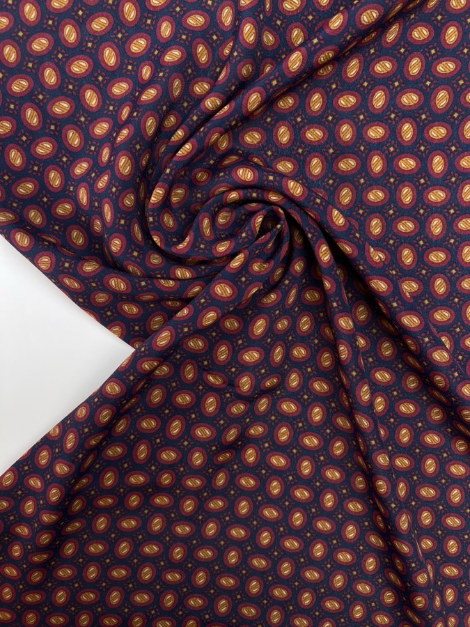 Multicolour Cotton Viscose Staple Fabric